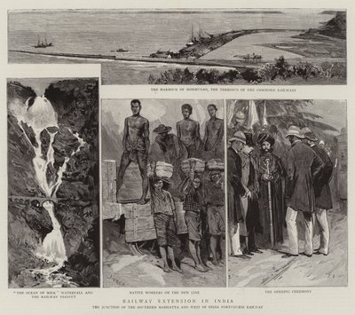 Railway Extension in India by Joseph Nash